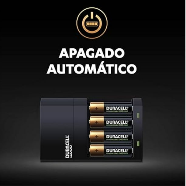 Pack Cargador De Pilas Aa/ Aaa + 4 Pilas Aa Recargables