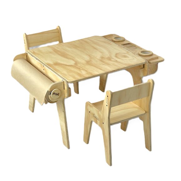 Mesa con Rollo de Papel