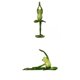 thumbnail image 1 of 2x Estatuillas De Rana De Yoga De Resina Animal Artesanía Hogar Jardín, 1 of 5
