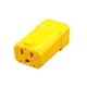 thumbnail image 1 of Conector Leviton 5259-VY, 15 amperios, 125 V, amarillo, 1 of 1