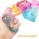 thumbnail image 3 of Cubitos De Hielo Con Purpurina Squeeze Ball 4 Unidades Para Niños Y Adultos, 3 of 6