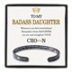 thumbnail image 1 of Badass Daughter Stainless Steel Bracelet - Gift Box Included - Perfect Birthday or Christmas Gift, 1 of 5