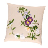 Magideal - De Inicio De Funda De Almohada Con Moderno, Funda De Almohada Hecha , , Regalos Para Coche, Proyectos Artesanales , Flores Moradas