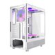 thumbnail image 2 of Gabinete Airflow Hurricane Mini White ATX con 5 Ventiladores Auto RGB, 2 of 3