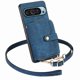 thumbnail image 3 of Funda Tipo Cartera con Correa Cruzada para Google Pixel 9/9 Pro Protección Contra Golpes Azul, 3 of 6