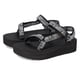 thumbnail image 1 of Sandalia Teva Flatform Universal Digit para mujer, color blanco y negro, 1 of 7