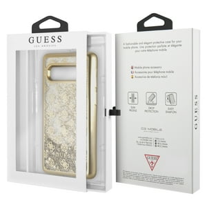 Carcasa Guess P/Samsung S10 Dorada Guhcs10Peolgo