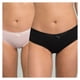 thumbnail image 1 of Pantaleta Pack de 2 Algodón Elasticado 96633P Rosado Talla M, 1 of 4