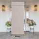 thumbnail image 4 of Cortinas de lino opacas para puertas francesas, para ventanas de vidrio, con bloqueo de luz, privacidad, cortinas ligeras para puertas y ventanas de entrada., 4 of 5