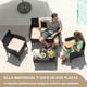 thumbnail image 5 of Juego De Living De Terraza Brisa 4 Piezas Para Exterior, 5 of 7