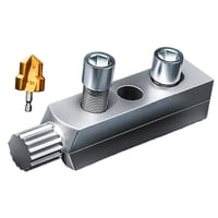 Ioensy - Válvula De Ángulo Del Grifo Tornillo De Roto Extractor De La Plomería Herramientas De Reparación De Plomería Y Taladro De 1 Pulgada