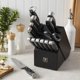 thumbnail image 4 of Juego de cuchillos de cocina Henckels Statement de 15 piezas con bloque negro, 4 of 5