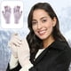 thumbnail image 4 of Guantes de invierno Star para mujer, cálidos guantes de punto con pantalla táctil para niñas., 4 of 5