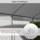 thumbnail image 5 of Cobertura impermeable UV para cochera Outsunny 60x25 cm, 5 of 9