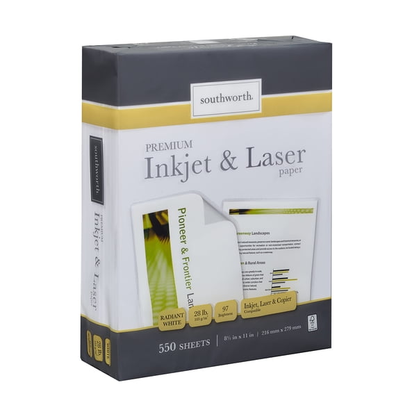 Papel para impresora Southworth 21,6 x 29,7 cm 105 g 550 hojas