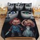 thumbnail image 1 of Bride of Chucky Duvet Cover Set 3 Piece Bedding Set Double Sided Printing Decorative Comforter Cover Set, 1 of 5