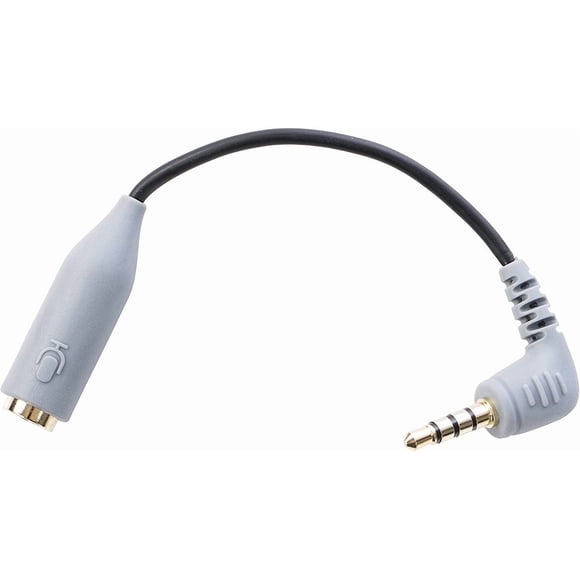 Adaptador Movo MC3 3,5 mm TRS a TRRS para iPhone y Android