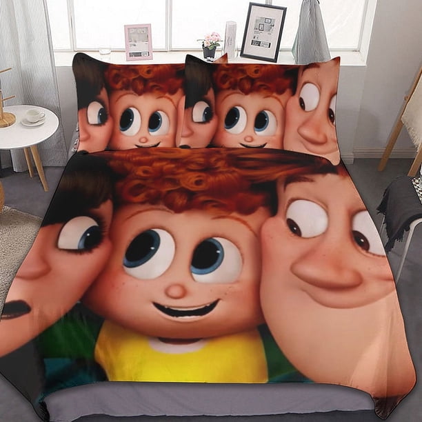 Animation Hotel Transylvania 3 Pieces Bedding Sets Soft Comforter Sets Decor Bedroom Gifts