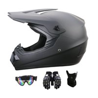 Ioensy - Casco De Motocross Dirt Bike, Equipo De Protección Elegante Y Transpirable, Casco Bmx Atv Xl