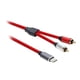 thumbnail image 2 of Cable Adaptador Macho USB Tipo C A Doble RCA 2RCA Cable De Audio Estéreo De 5 Metros, 2 of 5