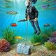 thumbnail image 1 of Escultura MWYZGmold – Decoración Flotante para Acuario, 1 of 8