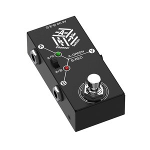 Magideal - Pedal De Efectos De Guitarra Eléctrica Aby Interruptor De Canal Mini Conveniente Ligero Portátil Aby Interruptor Selector De Dos Canales Para Viajes D