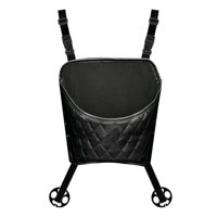 Magideal - Organizador Automático Soporte Para Bolso De Automóvil Entre Asientos, Soporte Para Monedero De Automóvil, Bolsa De Almacenamiento Entre Asientos Dela Negro