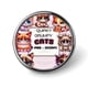 thumbnail image 1 of Grumpy Cat-Theme Round Button Badge: Premium Metal Construction, Ideal for High-End Events 2.8 cm, 1 of 6