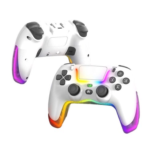 Controlador De Juego Aaronmei Bluetooth Inalámbrico Blanco