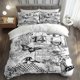 thumbnail image 1 of 3pcs Valentine's Day Collage Pattern Bedding Set Soft and Comfortable Suitable for All Seasons, 1 of 5
