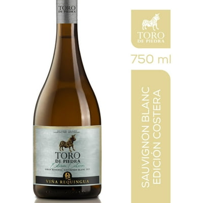 Vino Blanco Sauvignon Blanc Gran Reserva 13° Botella 750 Ml Toro De Piedra