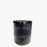 Form Office - Basurero Metálico Negro