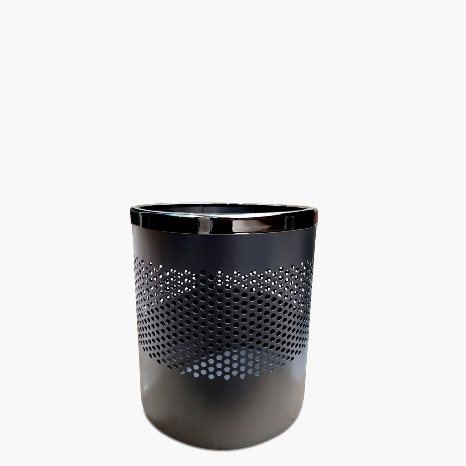 Form Office - Basurero Metálico Negro