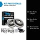 thumbnail image 2 of Kit de frenos traseros TRQ de cerámica ventilados para Ford F-150 2015-2018, 2 of 8