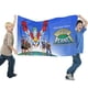 thumbnail image 2 of Capitán Planeta Bandera impresa con temática, regalo perfecto para fanáticos, amigos y familiares, y adecuada para actividades al aire libre e interiores, decoraciones de fiesta. 90 cm × 150 cm., 2 of 6