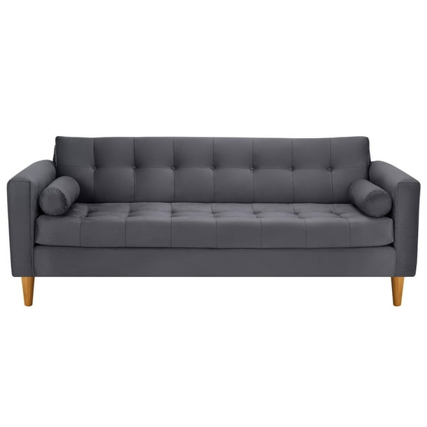 Sofa Retro 3cg Felpa 04 Gris