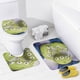 thumbnail image 4 of Alienígenas De Pizza Planet theme 4 piece Shower Curtain Set With Rugs Waterproof Bathroom Decor Set Includes Bath Mat U shaped Rug Toilet Lid Cover And Curtain With Hooks, 4 of 6