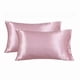 thumbnail image 1 of Funda Almohada Satin Satén Apariencia Tipo Seda X2 Unidades Rosa Liso, 1 of 2