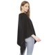 thumbnail image 2 of Poncho Po035 Negro Mujer, 2 of 3