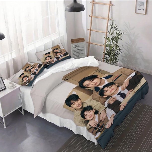 3pcss DAY6 Duvet Cover Set - 2/3pcs Bedding Set Soft Duvet Cover And 1/2 Pillowcase