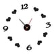 thumbnail image 3 of Reloj de pared 3D grande creativo Decoración de pared decorativa con números Reloj de pared sin marco Kit de reloj de bricolaje para decoración de Negro, 3 of 5