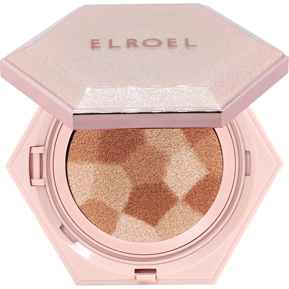 ELROEL Base de Maquillaje Cushion 4 en 1 #23 Beige Natural 12H