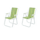 thumbnail image 1 of Pack 2 Silla Plegable De Playa Silla De Camping Pesca Picnic, 1 of 3