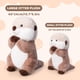 thumbnail image 4 of Peluche Riuhot con forma de nutria linda nutria, 40 cm, para niños, 4 of 7