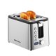 thumbnail image 1 of Tostadora Mecity para 2 Rebanadas Acero Inoxidable 800W Temporizador Bagel, 1 of 4