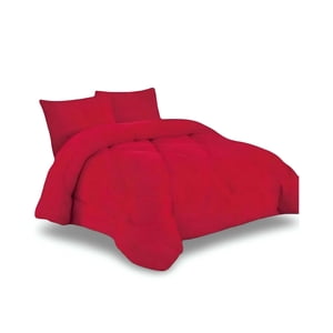 Genérico - Cobertor Elegante De Invierno Unicolor Plush Con Chiporro Plaza Y Media S49