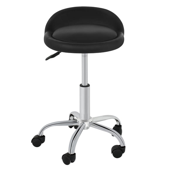 Taburete De Salón Altura Ajustable Con Respaldo