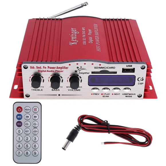 Amplificador estéreo para coche EpathChina Digital Player 12 V Hi-Fi