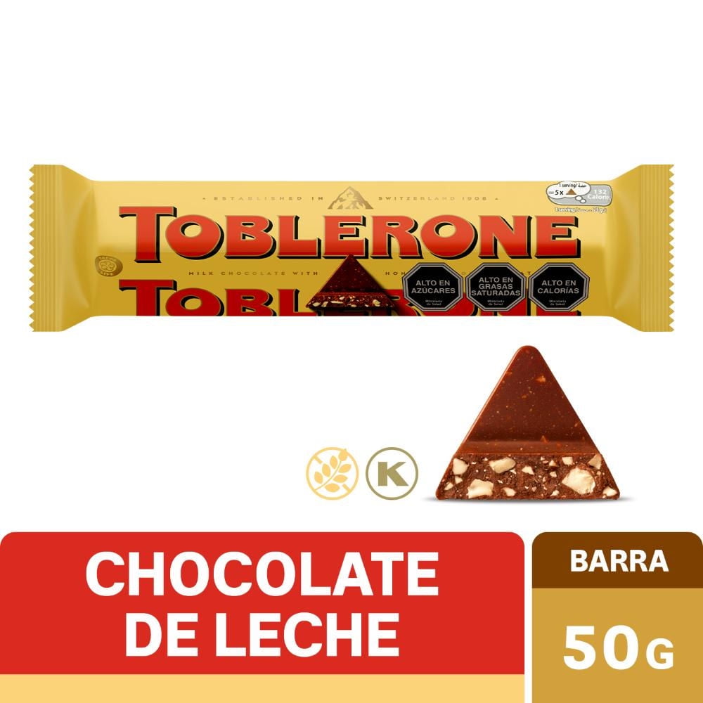 Chocolate De Leche Caja 50 g Toblerone
