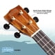 thumbnail image 5 of Ukelele de concierto Mahalo MH2VNA de 4 cuerdas natural con 16 trastes, 5 of 6